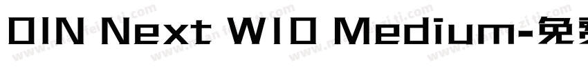 DIN Next W10 Medium字体转换